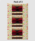 High Quality Ivory Flower Printed Saree Cover