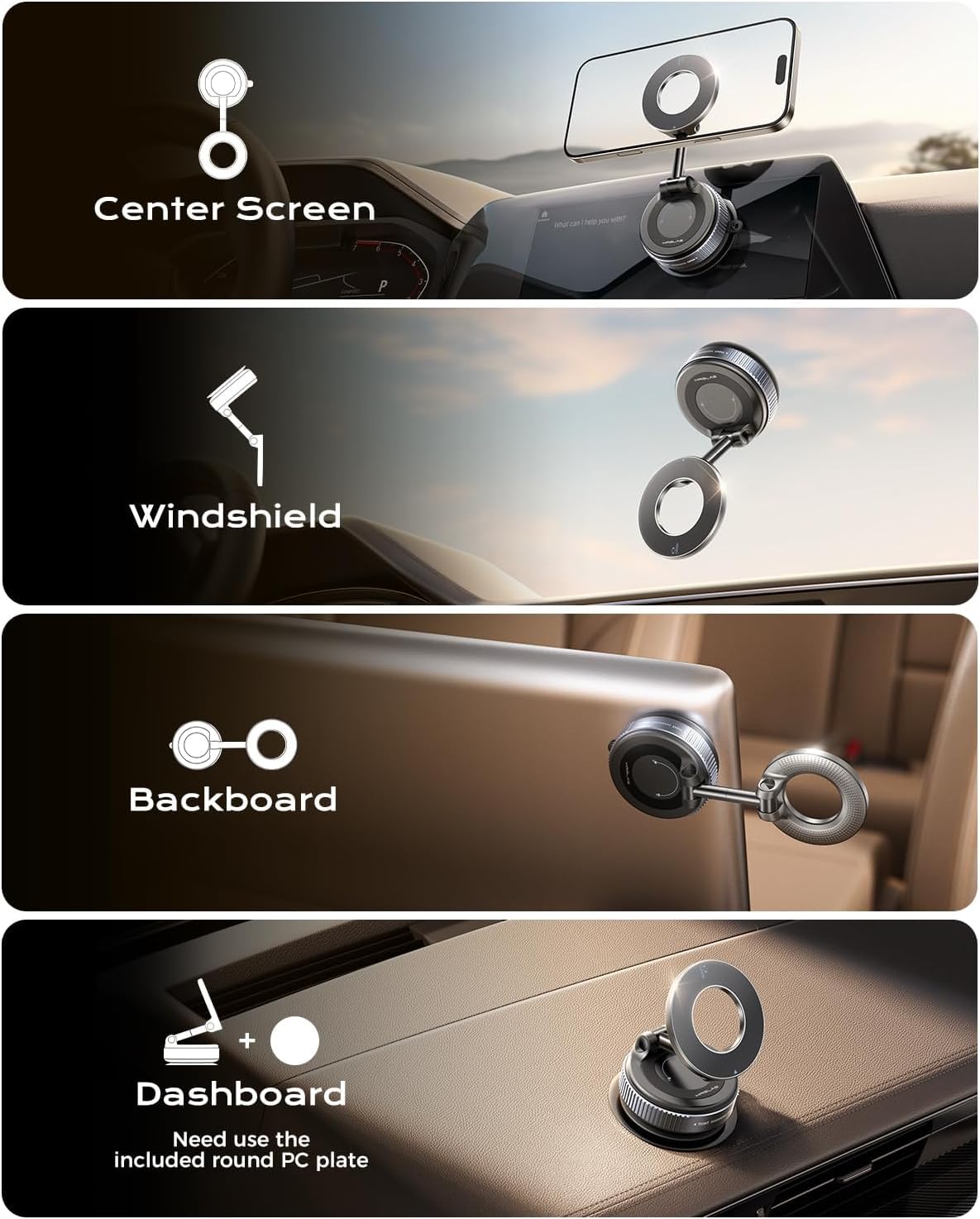 Vacuum Absorption Magnetic Bracket