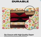 High Quality Ivory Flower Printed Saree Cover