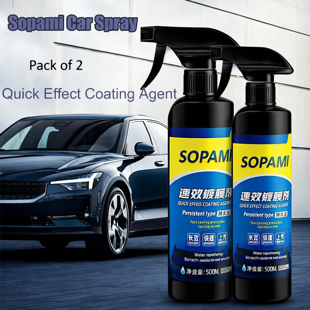 SOPAMI Car Coating Spray (50ml × 2)