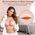 Sticky Padded Cup Bra with Front Clasp – Backless & Strapless Comfort