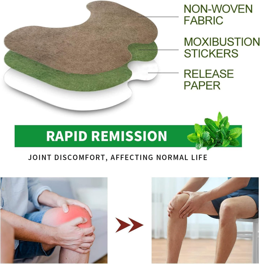 Herbal Self-Heating Knee Pain Relief Patches – Fast Soothing Comfort